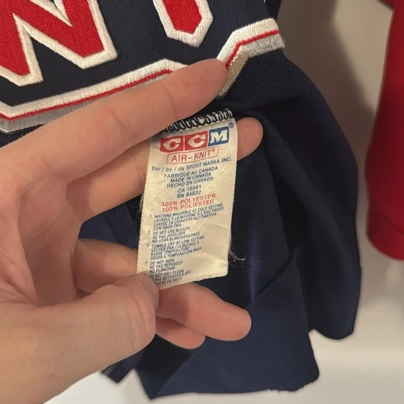 Vintage New York Rangers Liberty Jersey / CCM / Medium / 90s - Picture 11 of 12